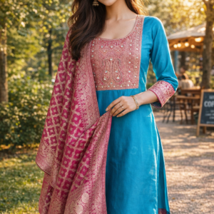 Blue & Pink Contrast