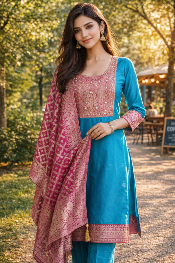 Blue & Pink Contrast